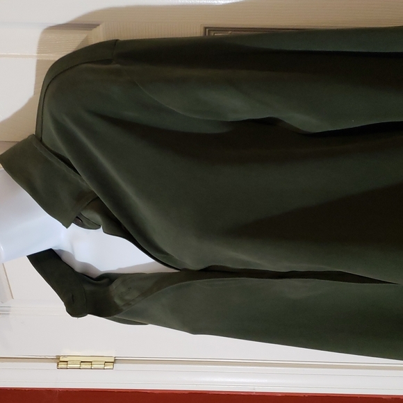 Croft & Barrow Stetch button up suede top - Picture 4 of 11